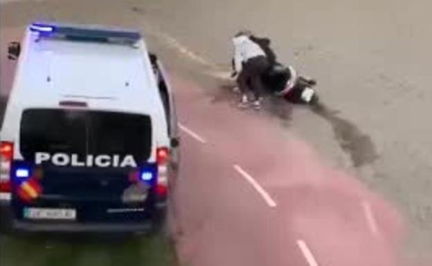 Dos detenidos tras una espectacular persecución junto al río de Fuengirola